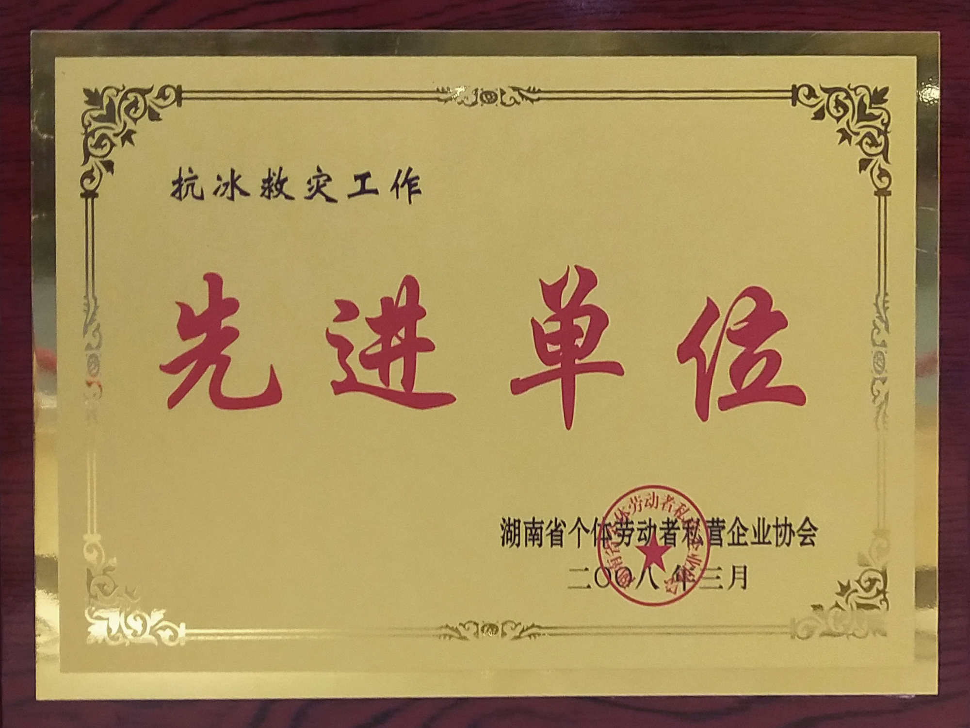 抗冰救災(zāi)工作先進(jìn)單位